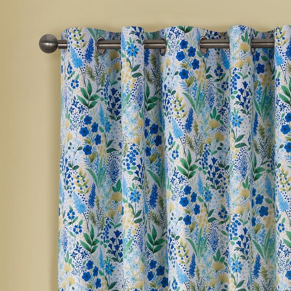 Draperii verzi-albastre 2 buc. 168x229 cm Tilly Floral – Catherine Lansfield