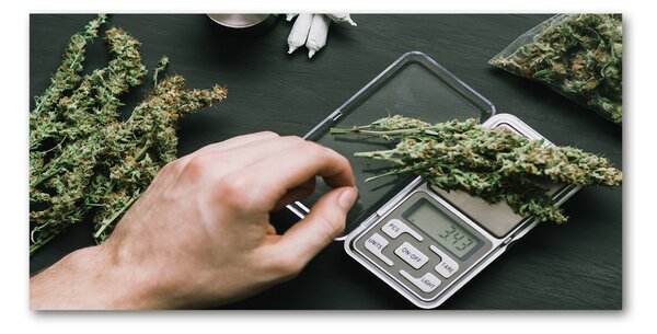 Tablou sticlă marijuana topuri