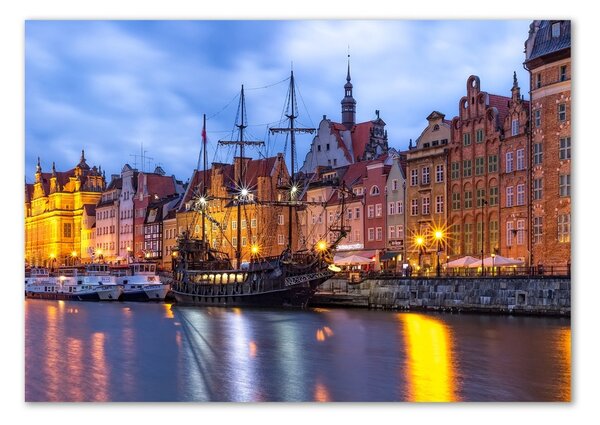 Fotografie imprimată pe sticlă Polonia Gdańsk