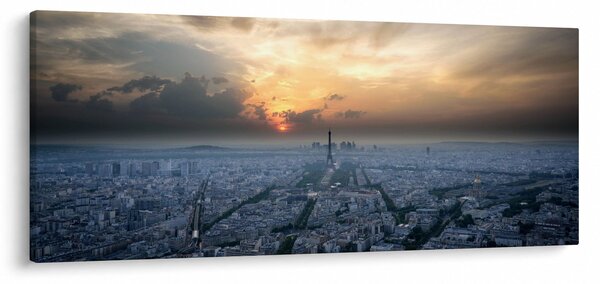 Tabloul - Paris din înâlțime (120x50 cm)