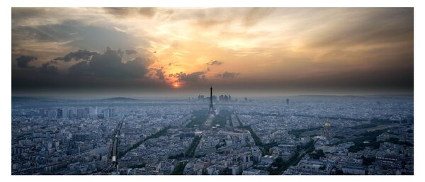 Tabloul - Paris din înâlțime (120x50 cm)