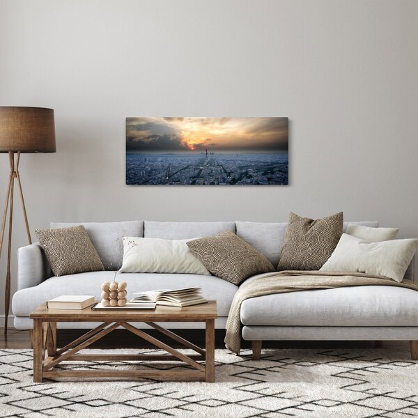 Tabloul - Paris din înâlțime (120x50 cm)