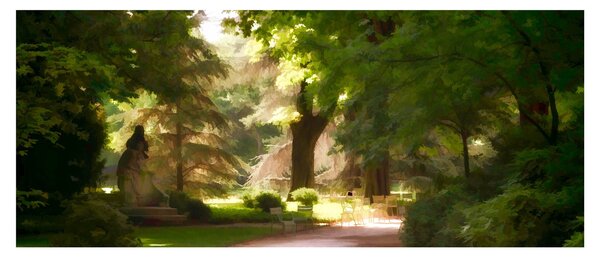 Tablou cu parc (120x50 cm)