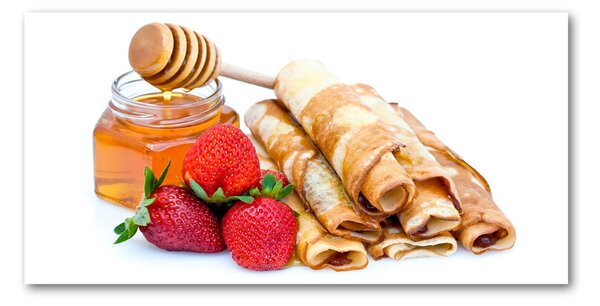 Tablou sticlă clatite delicioase