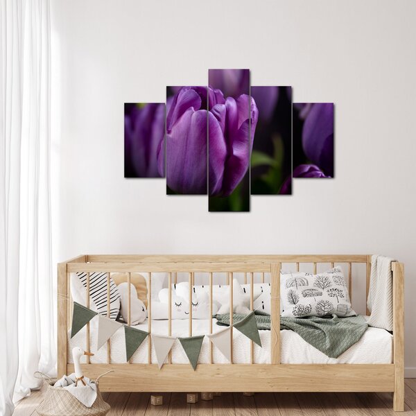Tablou cu flori de lalele (150x105 cm)