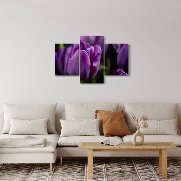 Tablou cu flori de lalele (90x60 cm)