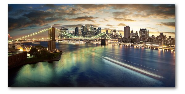 Fotografie imprimată pe sticlă Manhattan New York City