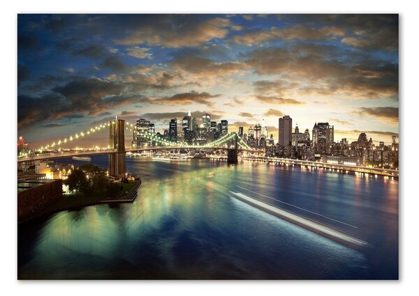 Fotografie imprimată pe sticlă Manhattan New York City