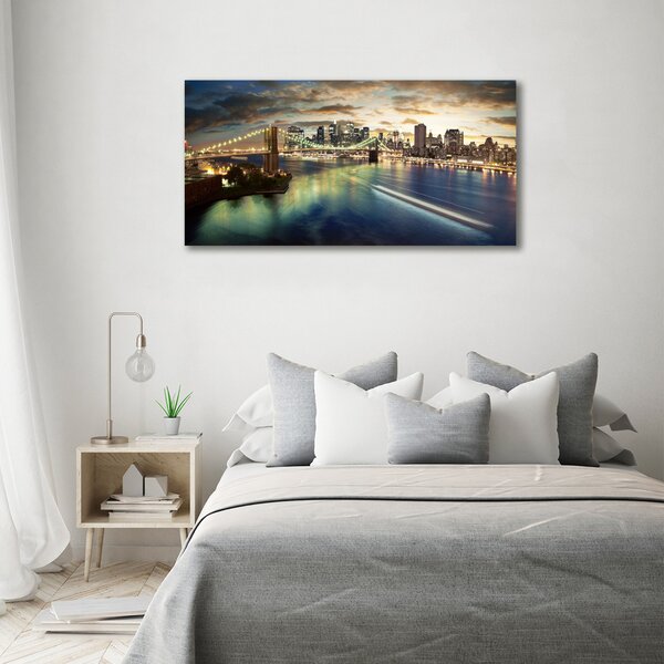 Fotografie imprimată pe sticlă Manhattan New York City