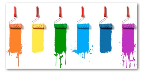 Tablou din Sticlă Paint role