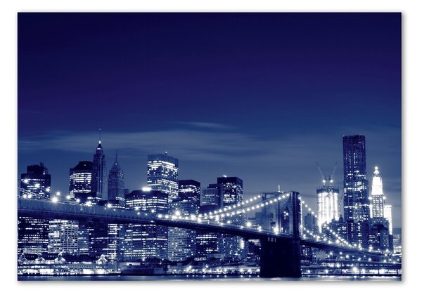 Imagine de sticlă New York, pe timp de noapte