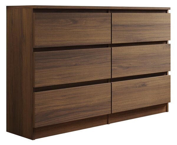 Comodă Comfivo Structor V, Nuc, PAL laminat, 77x120x30cm, 35 kg