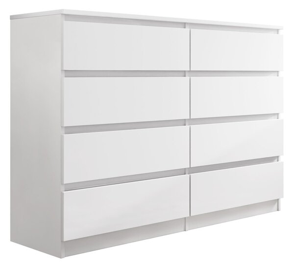 Comodă Comfivo Structor III, Alb, PAL laminat, 100x138x40cm, 61 kg