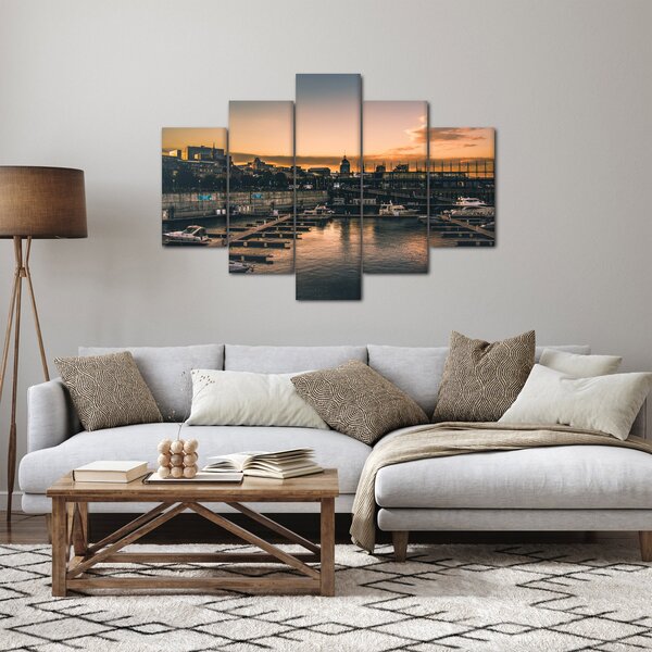 Tablou - orașul port (150x105 cm)