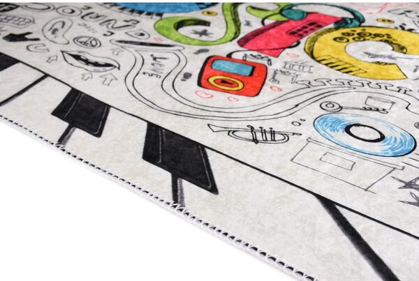 Covor pentru copii lavabil 160x230 cm Musical – Vitaus