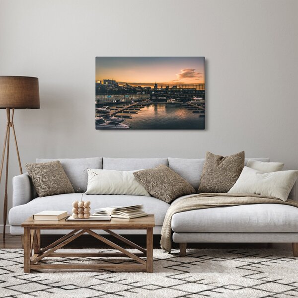 Tablou - orașul port (90x60 cm)