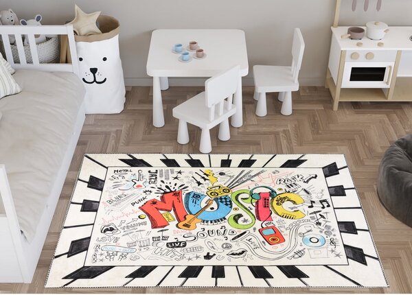 Covor pentru copii lavabil 160x230 cm Musical – Vitaus
