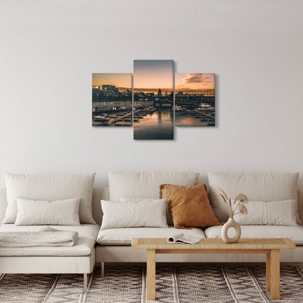 Tablou - orașul port (90x60 cm)