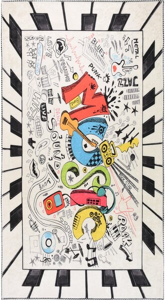 Covor pentru copii lavabil 160x230 cm Musical – Vitaus