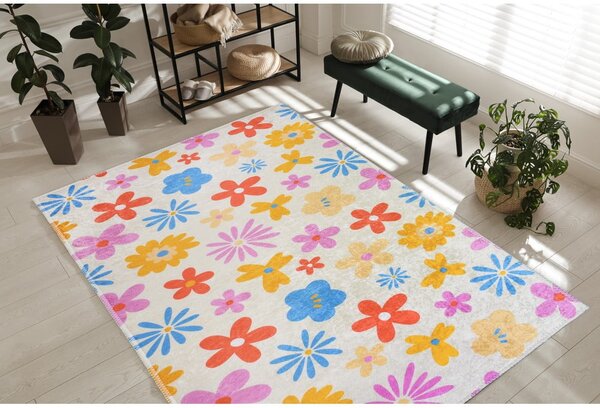 Covor pentru copii lavabil 60x100 cm Joyfull Garden – Vitaus