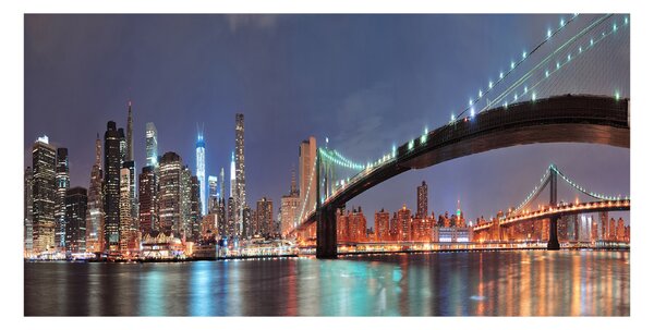 Tablou pe pe sticlă Manhattan New York City