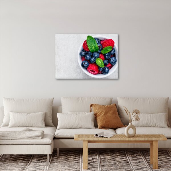 Tablou - bol cu fructe de pădure (70x50 cm)