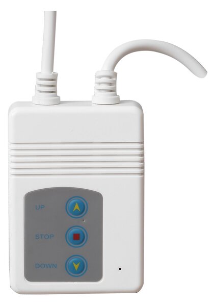 HOMCOM Ecran Proiector 120", Motorizat cu Telecomandă, Montaj pe Perete sau Tavan, Ideal pentru Acasă și Birou, 293,5x8x176 cm, Alb | Aosom Romania