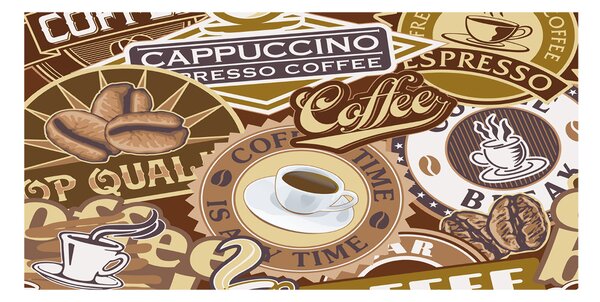 Imagine de sticlă Cafenea