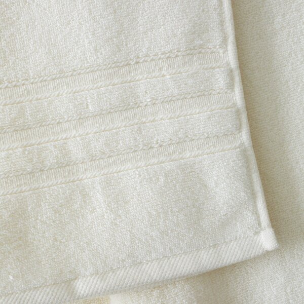Prosoape de baie crem 6 buc. din bumbac din frotir Zero Twist – Catherine Lansfield