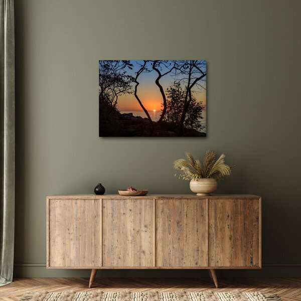 Tablou cu apus de soare (70x50 cm)