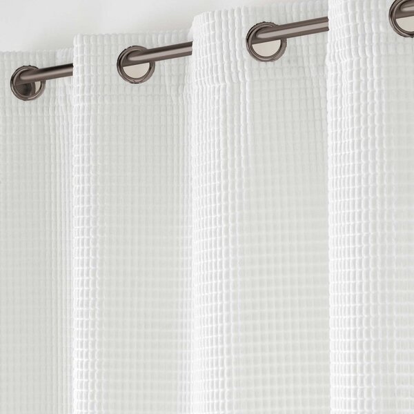 Draperie albă din catifea 140x260 cm Swing – douceur d'intérieur