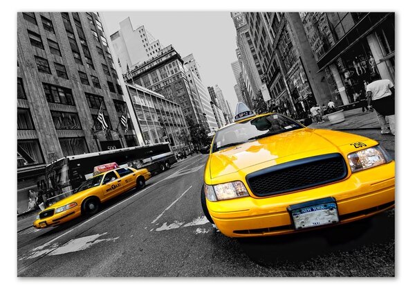 Imagine de sticlă New York taxiuri