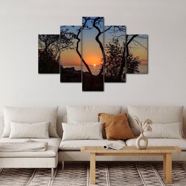 Tablou cu apus de soare (150x105 cm)