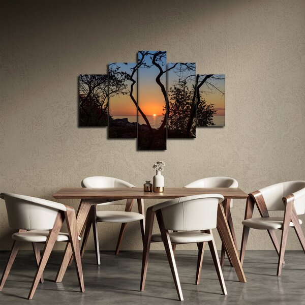 Tablou cu apus de soare (150x105 cm)
