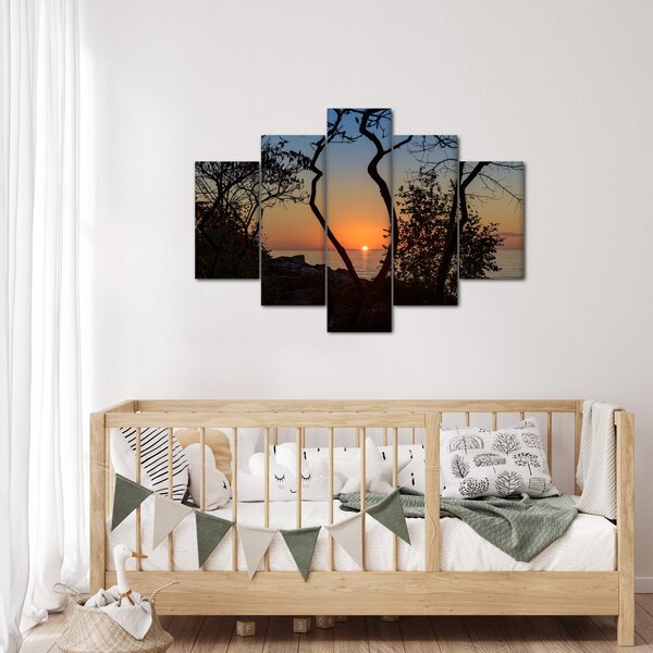 Tablou cu apus de soare (150x105 cm)