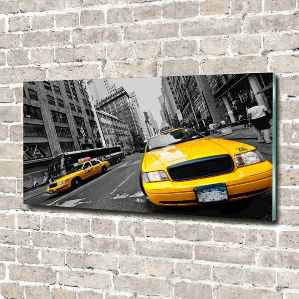 Imagine de sticlă New York taxiuri