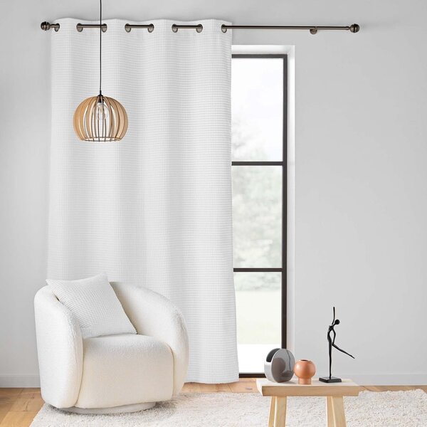 Draperie albă din catifea 140x260 cm Swing – douceur d'intérieur