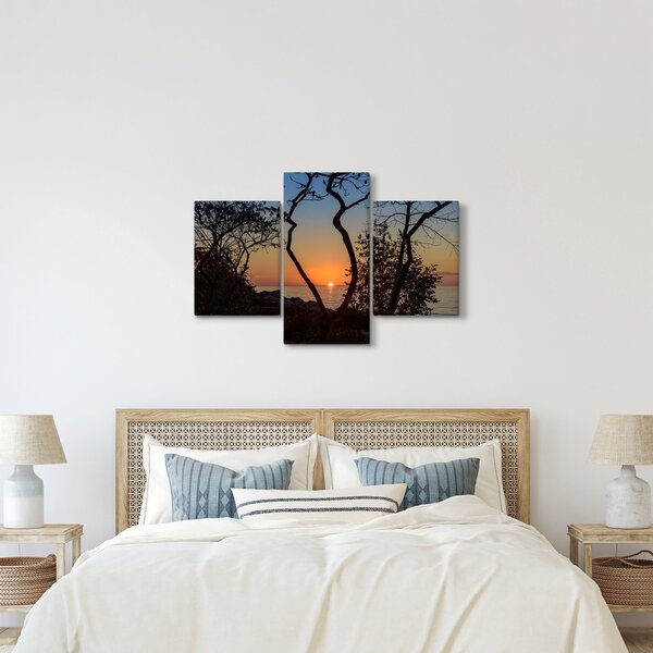Tablou cu apus de soare (90x60 cm)