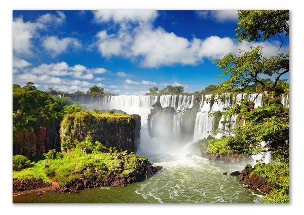 Tablou sticlă cascada Argentina