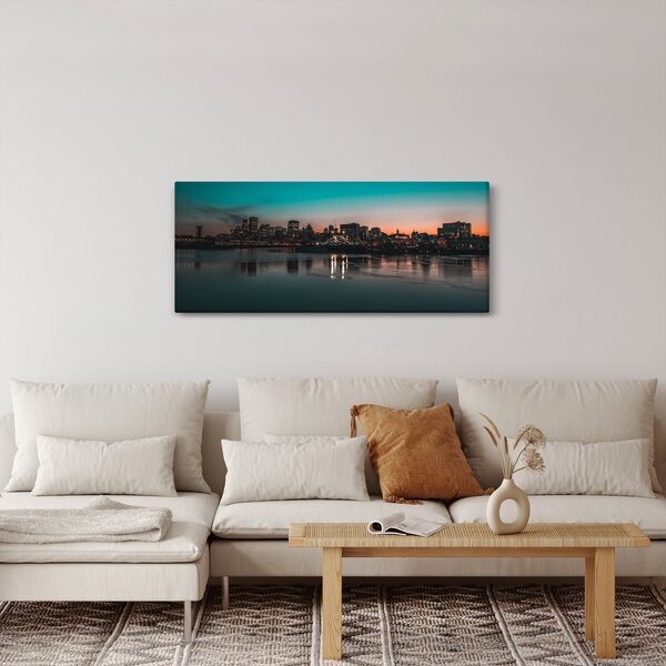 Tablou cu oraș mare (120x50 cm)