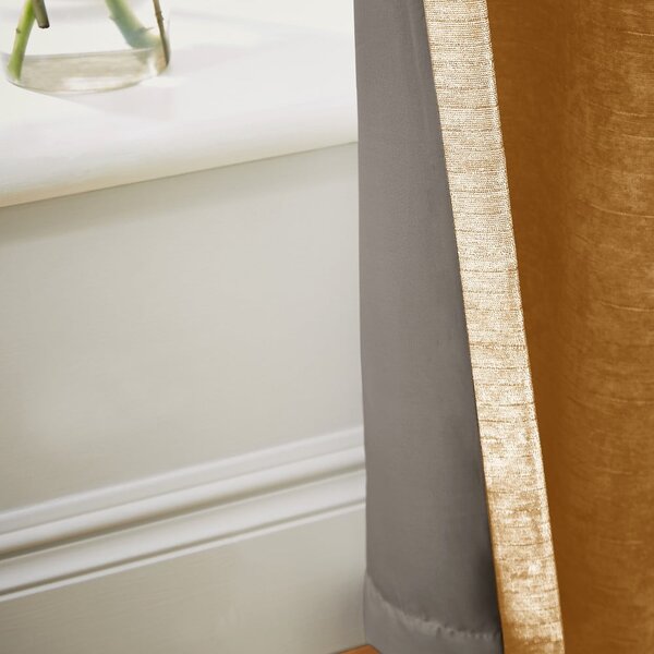 Draperii galbene termoizolante 2 buc. din janilie 168x229 cm Selene Luxury Chenille – Hyperion