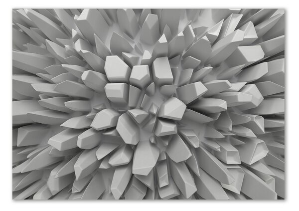 Tablou pe pe sticlă 3D Abstracție