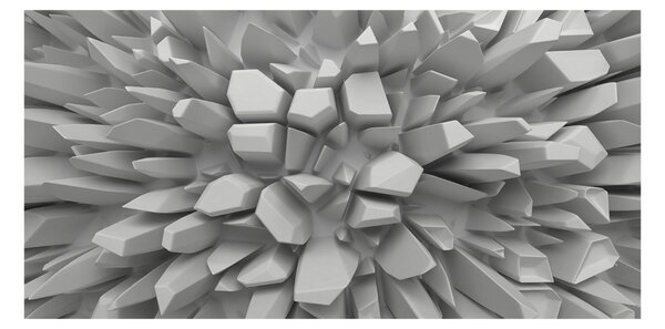 Tablou pe pe sticlă 3D Abstracție