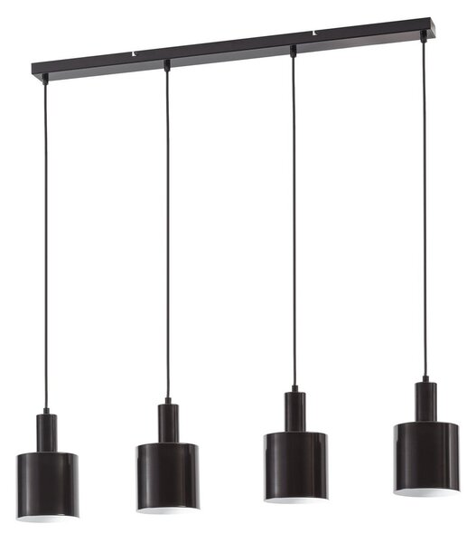 Lustră Pendul Lindby, Ovelia, reglabil, Negru, Bucătărie, Metal, Modern