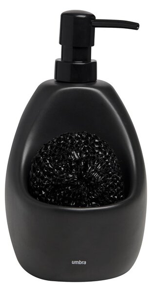 Dozator de săpun lichid negru din ceramică 590 ml Joey – Umbra