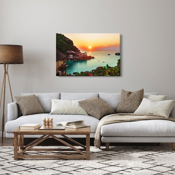 Tablou cu plaja frumoasă (90x60 cm)