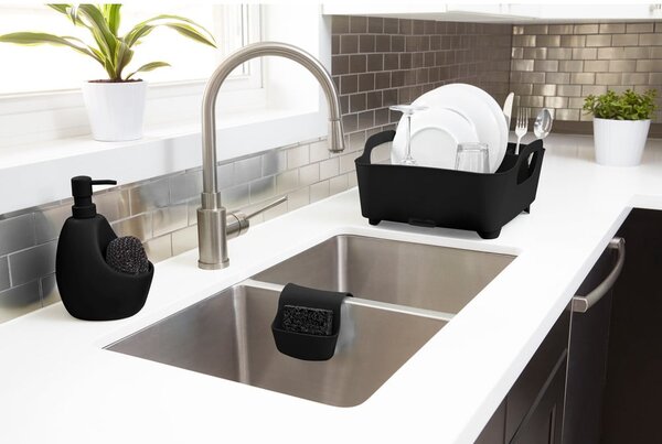 Dozator de săpun lichid negru din ceramică 590 ml Joey – Umbra