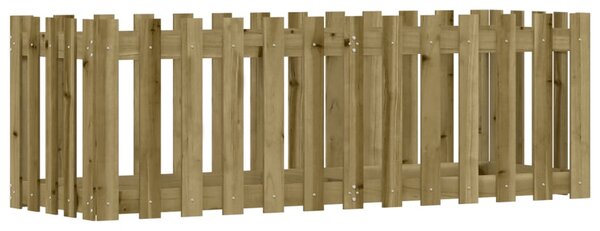Pat înălțat grădină design gard 150x50x50 cm lemn impregnat pin