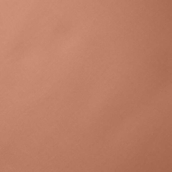 Cearceaf teracotă din bumbac percal cu elastic 90x190 cm Cotton Percale – Bianca