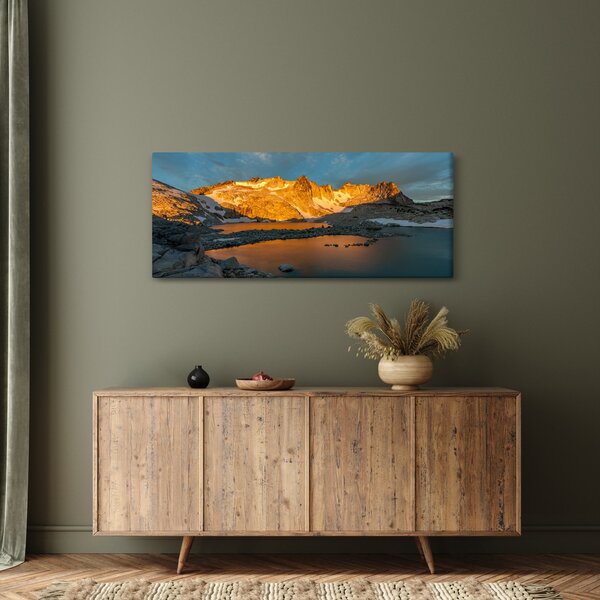 Tablou cu peisaj montan (120x50 cm)